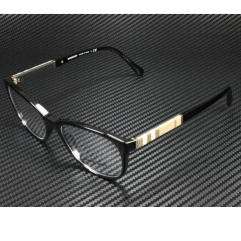 Burberry Women's Black Stripe Eyeglasses